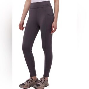 Bench Urbanwear fleece lined leggings dark grey XL new